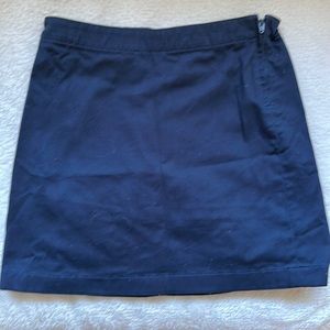 Lands End Kids Navy Blue Uniform Skirt Size 8